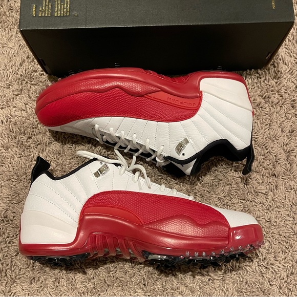 NIB Air Jordan 12 Low Golf 'Cherry' Brand new. - Picture 13 of 16